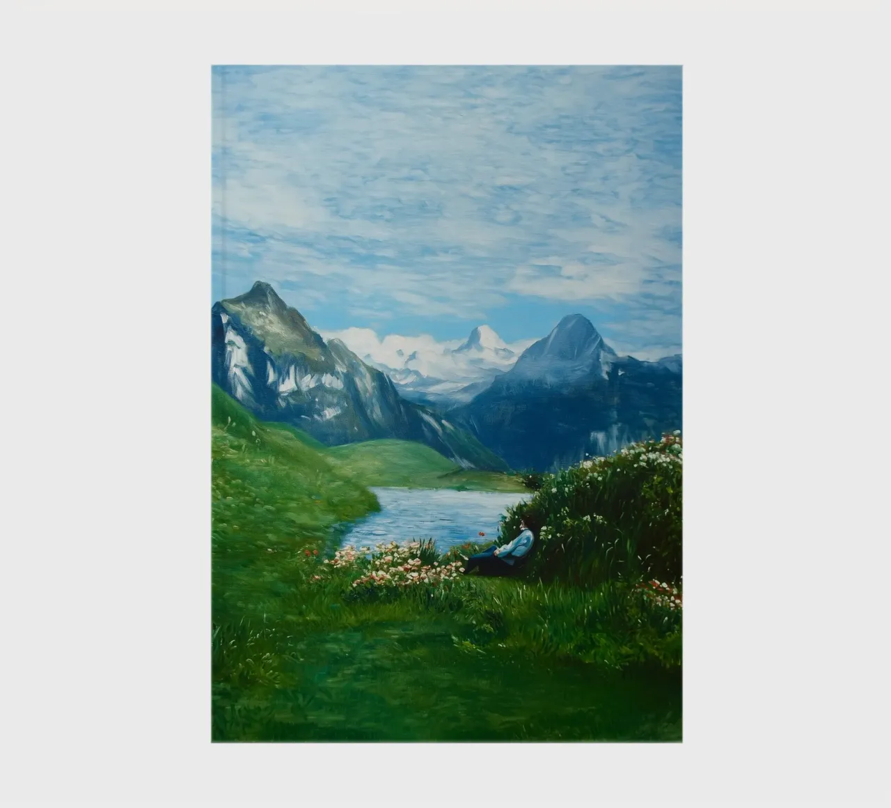 Grindelwald Reverie: Alpine Dream notebook by FujiBrush