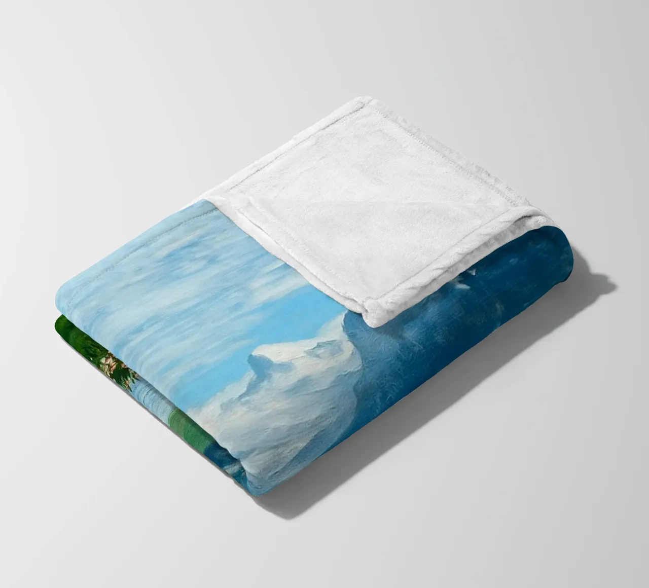 Grindelwald Reverie: Alpine Dream coperta in pile da FujiBrush