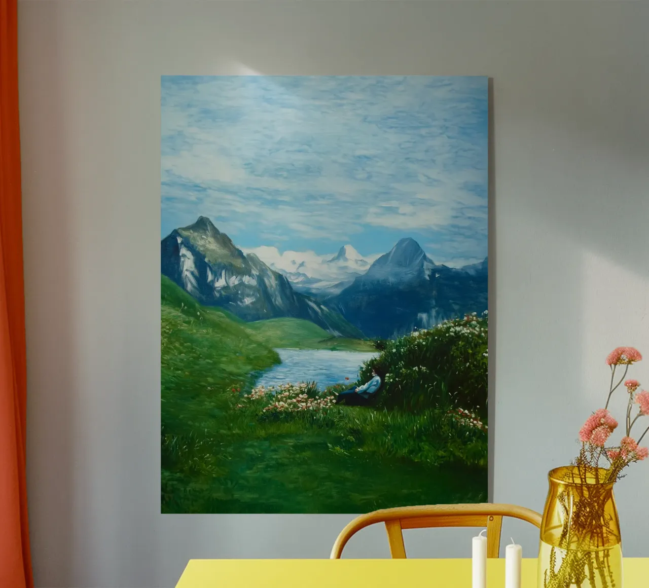 Grindelwald Reverie: Alpine Dream plexiglass da FujiBrush