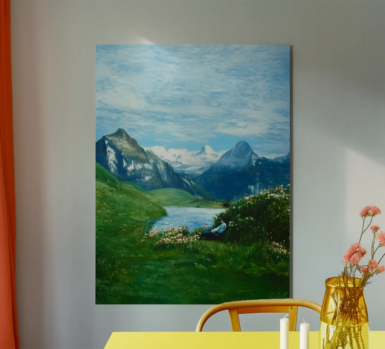 Grindelwald Reverie: Alpine Dream alluminio dibond da FujiBrush