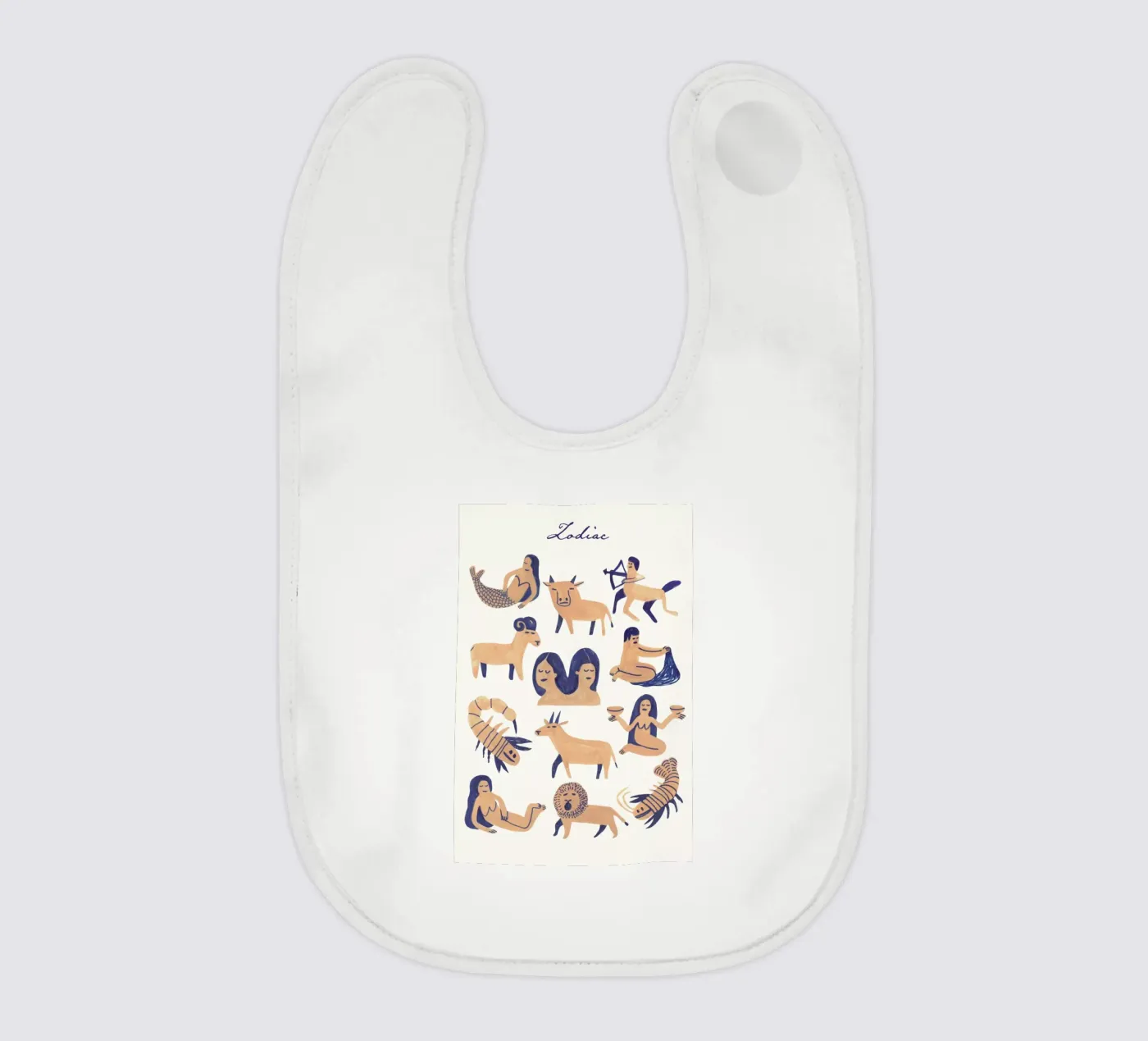 Zodiac bavaglino da Little Flourishes