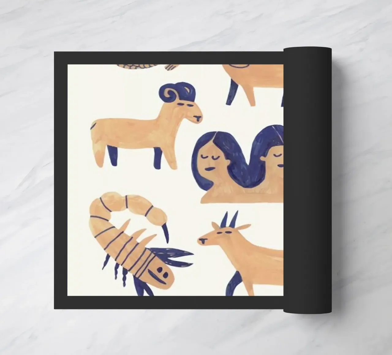 Zodiac doormat by Little Flourishes