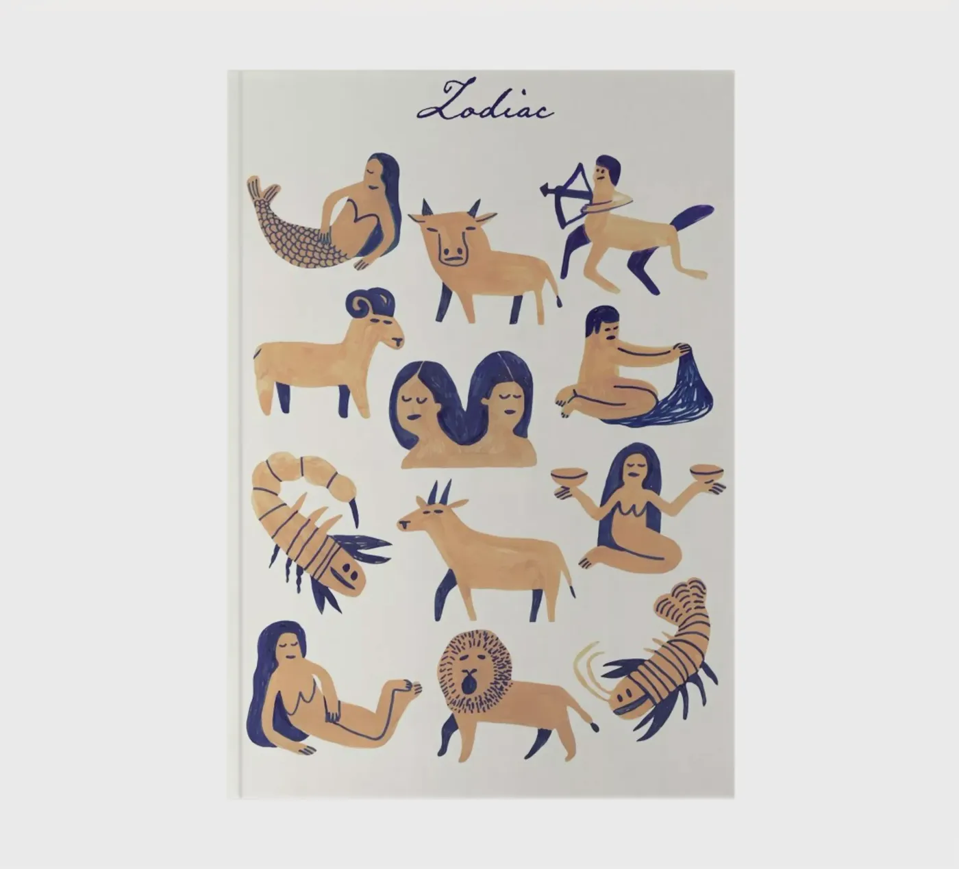 Zodiac notebook by Little Flourishes