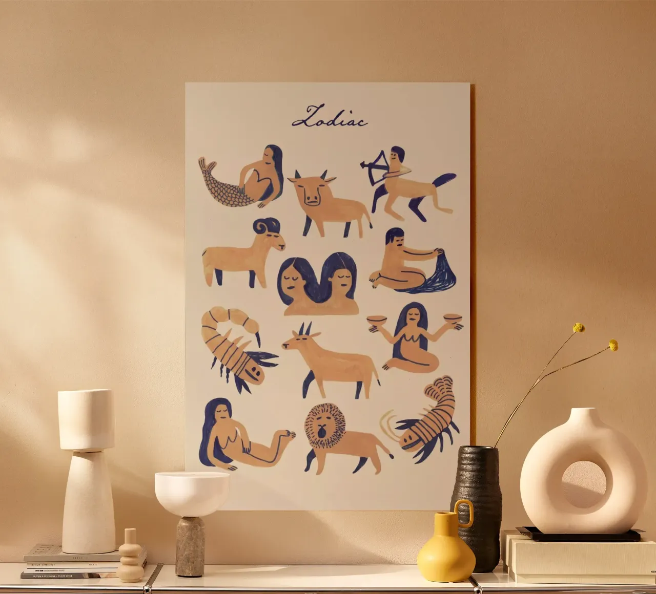 Zodiac plexiglass da Little Flourishes