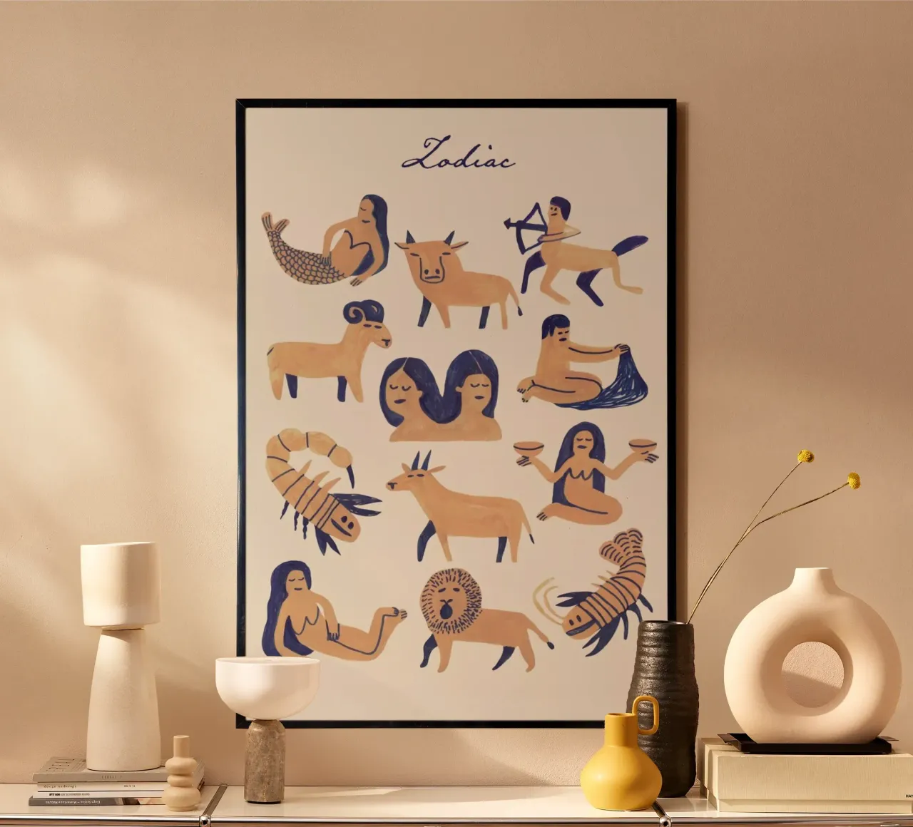 Zodiac poster by Little Flourishes