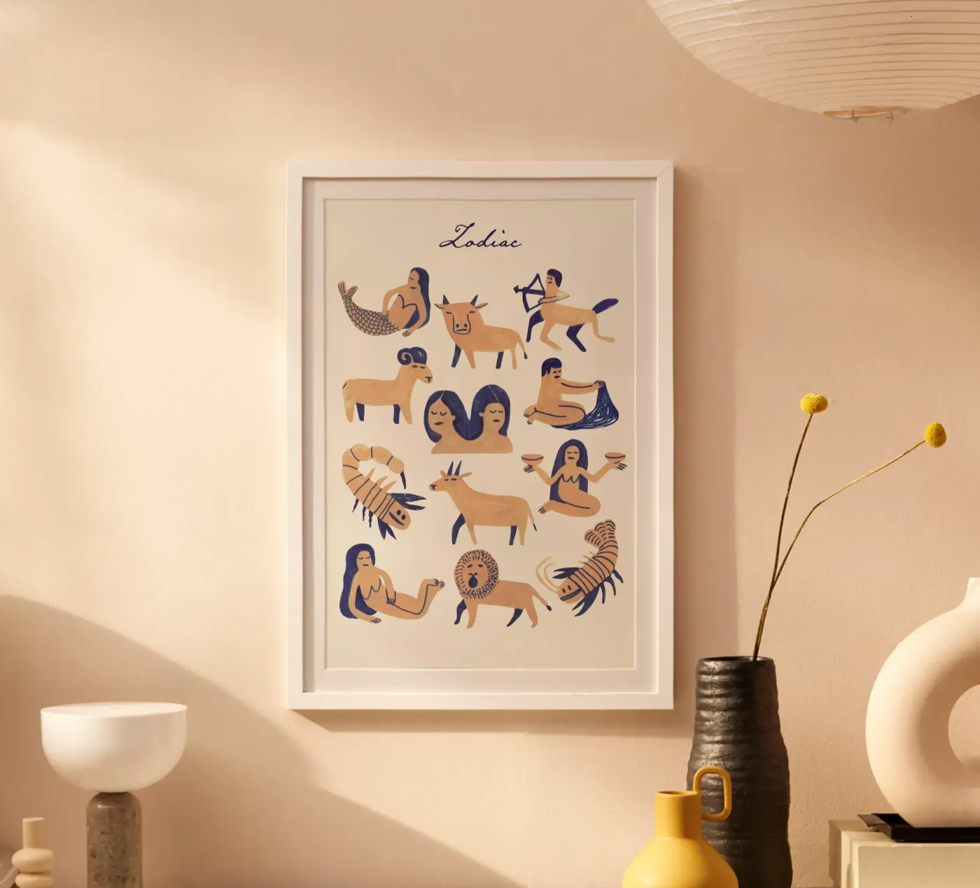 Zodiac poster da Little Flourishes