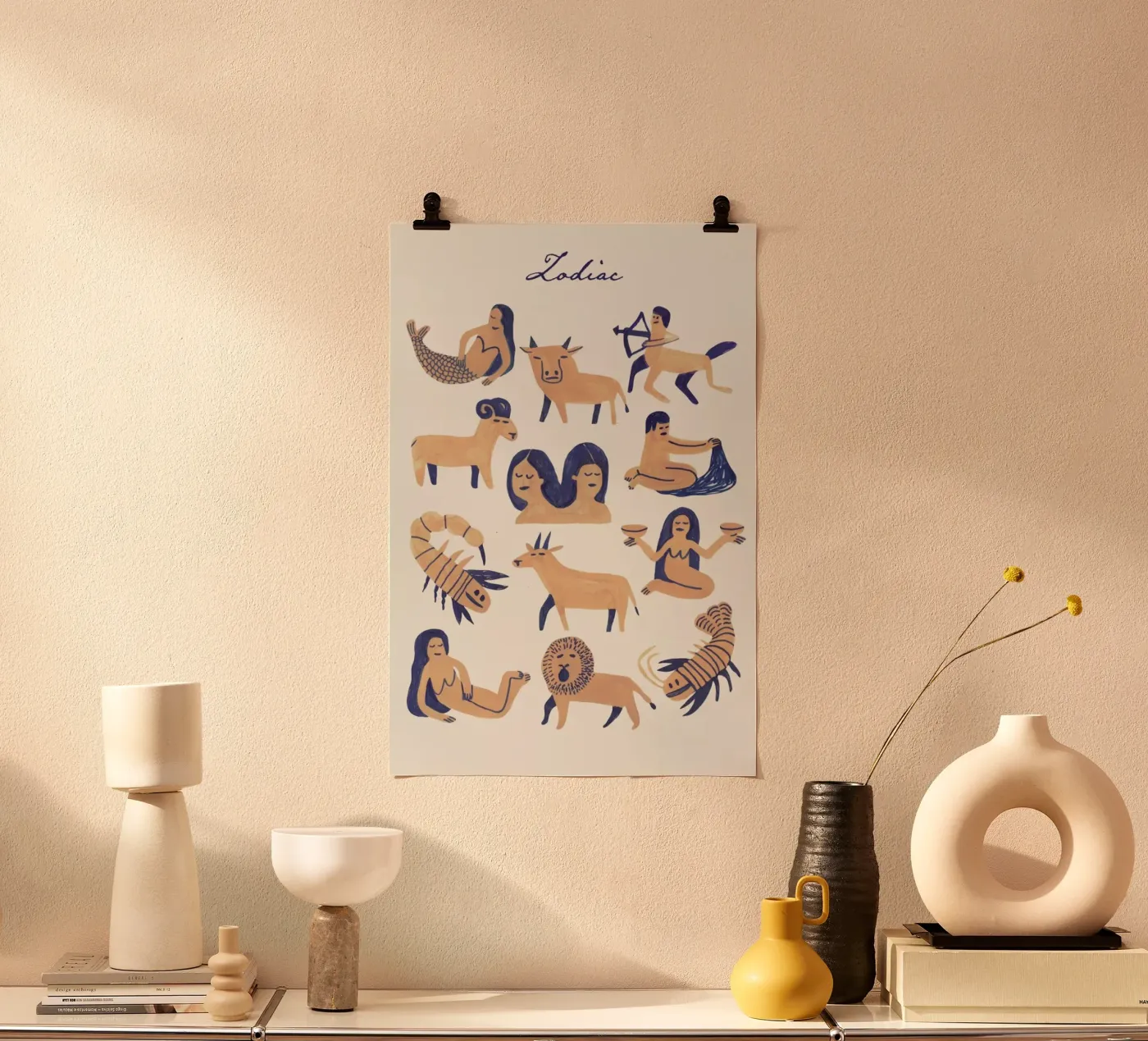 Zodiac poster da Little Flourishes