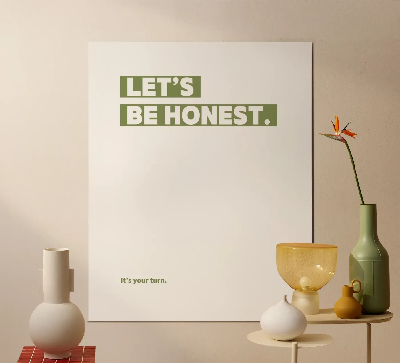 honesty poster by pixelflow