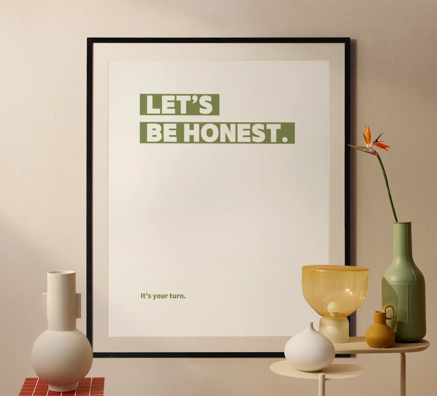 honesty poster by pixelflow