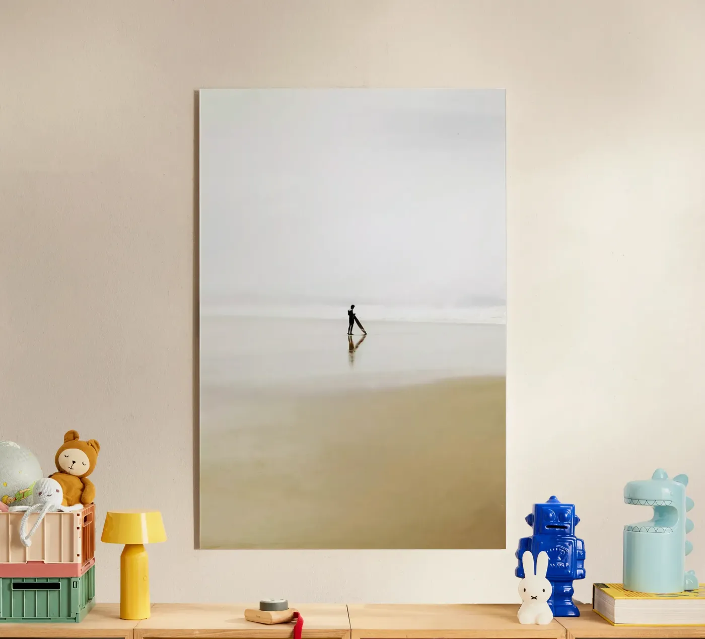 The Lone Surfer plexiglass da In Full Color