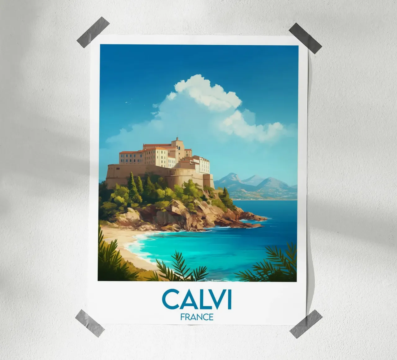 Affiche Calvi poster da Frame the World