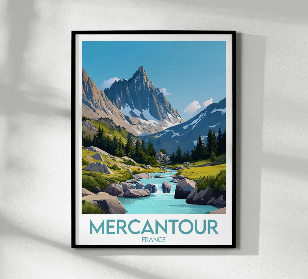 Affiche Mercantour poster con telaio in plastica da Frame the World
