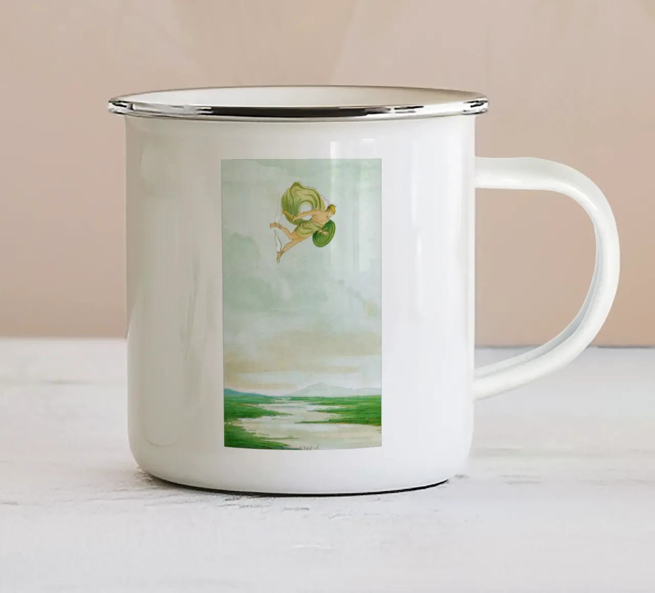 Perseus tazza in smalto da Flora & Fauna