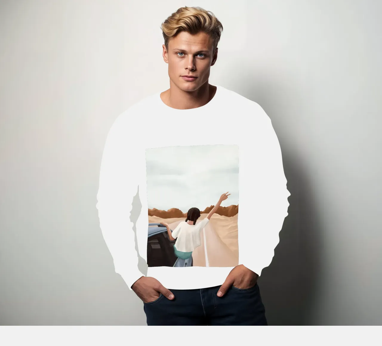 Spring Break Trip felpa da Flow Line