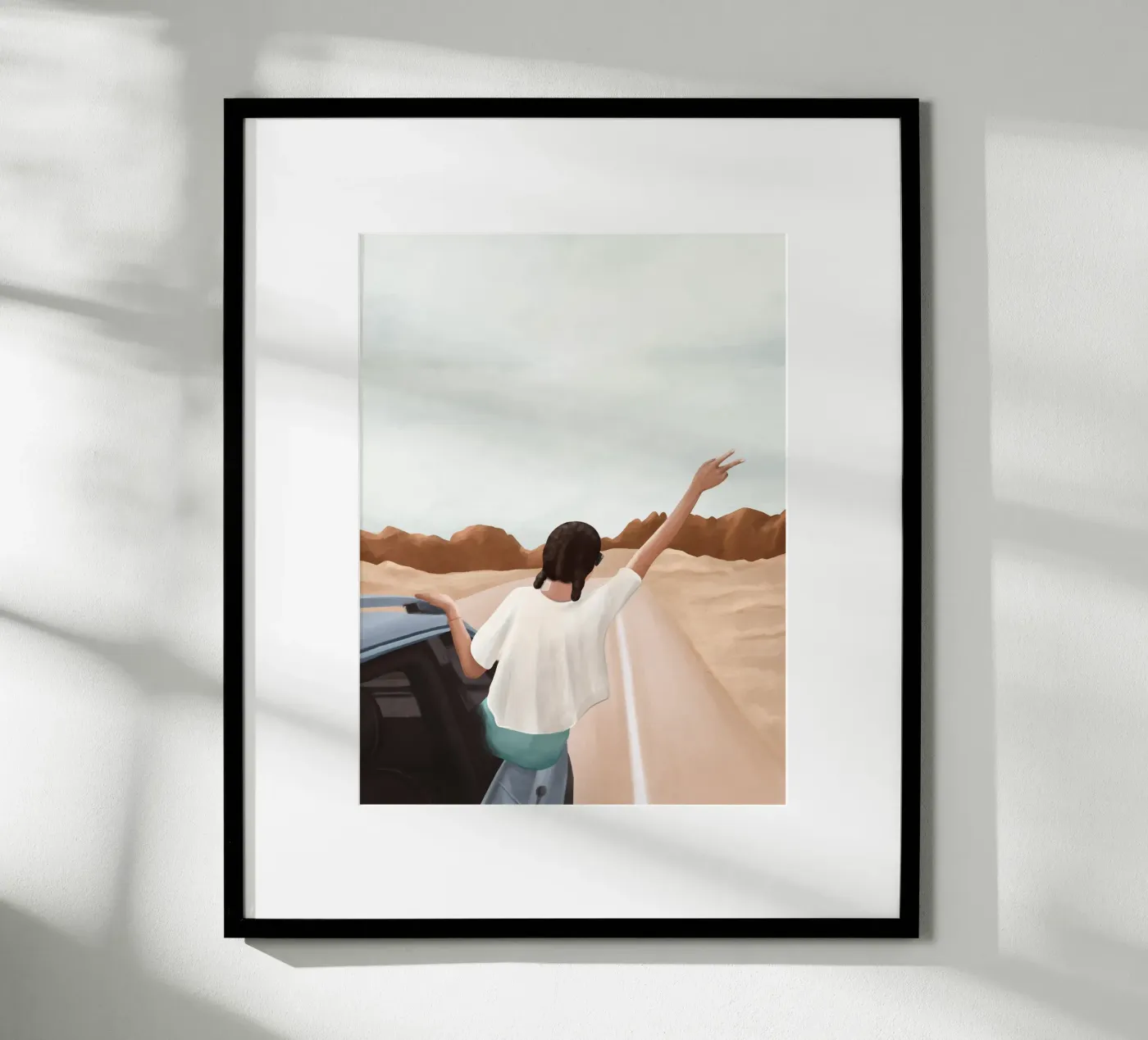 Spring Break Trip poster van Flow Line