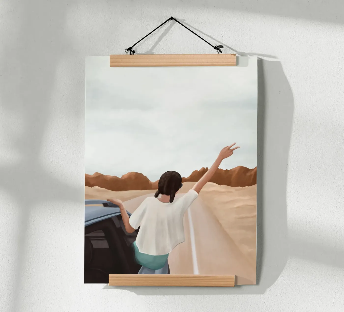 Spring Break Trip poster van Flow Line