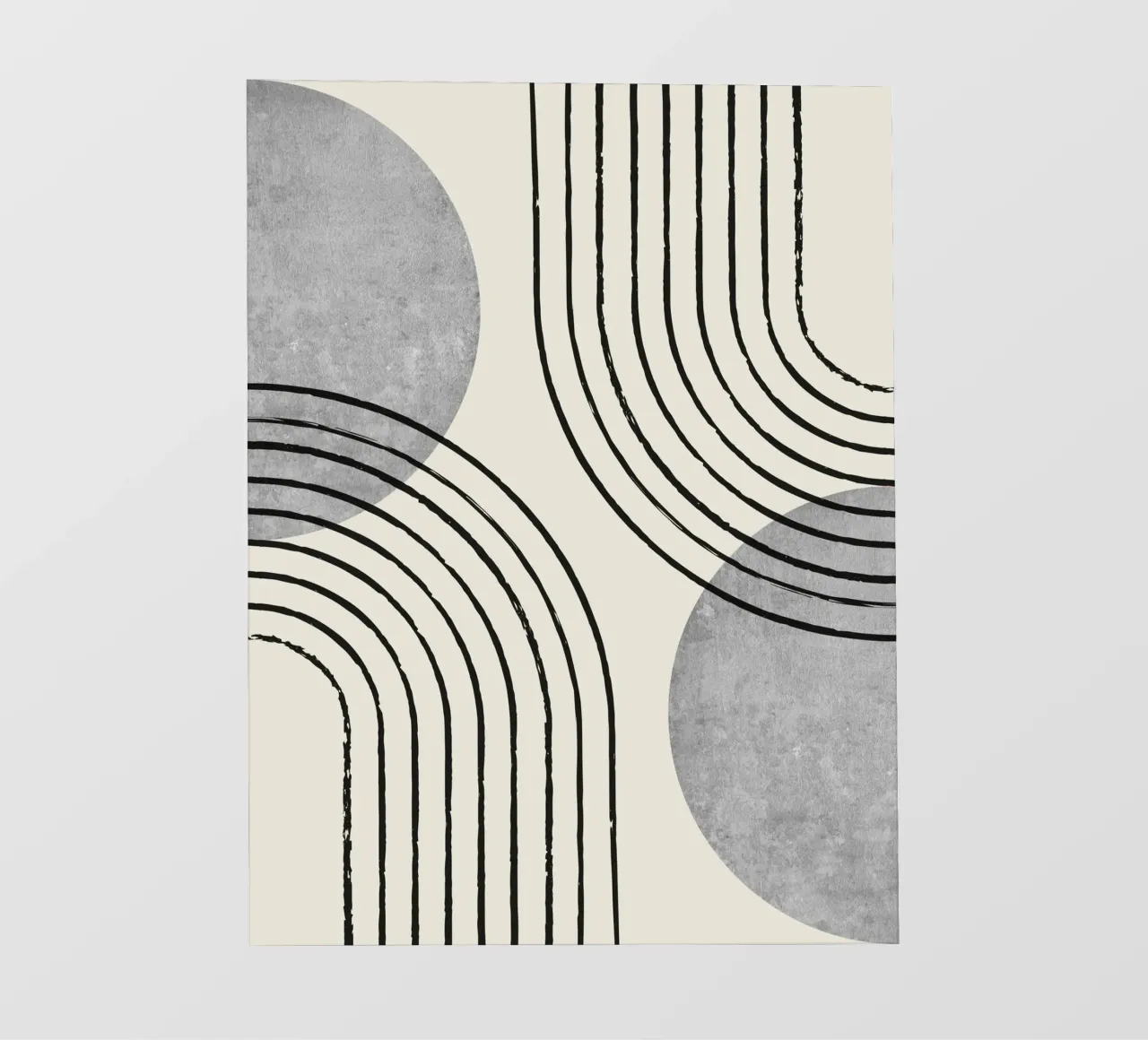 Arco solare doppio - Grigio Bianco pellicola backlit da MoonlightPrint