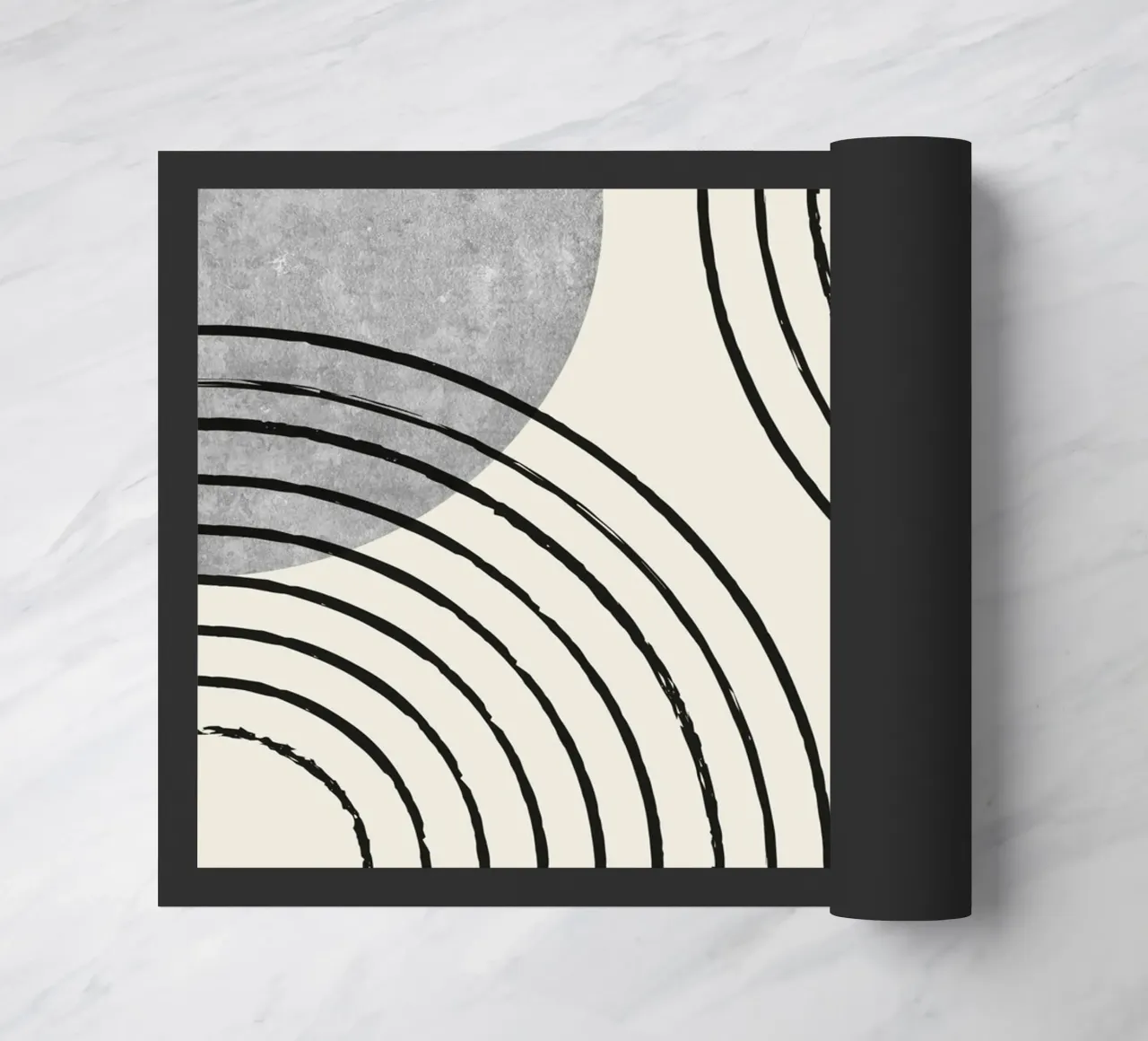 Arco solare doppio - Grigio Bianco zerbino da MoonlightPrint