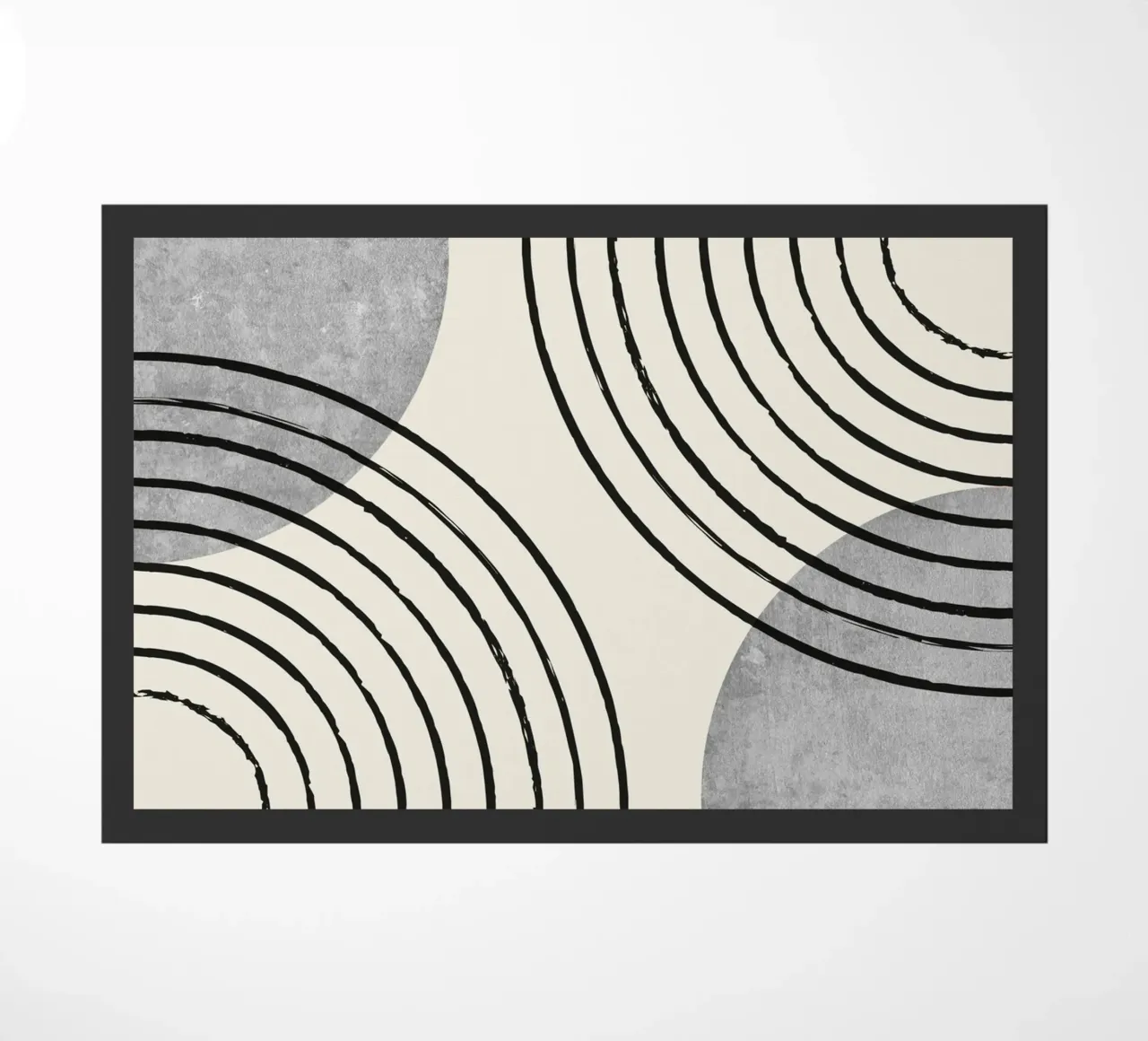 Arco solare doppio - Grigio Bianco zerbino da MoonlightPrint