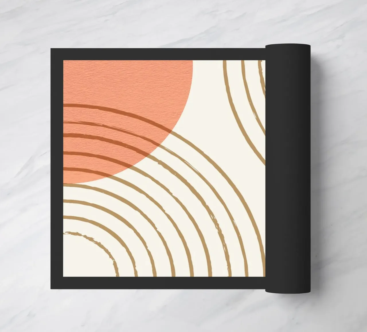 Arco solare doppio - Rosa corallo zerbino da MoonlightPrint