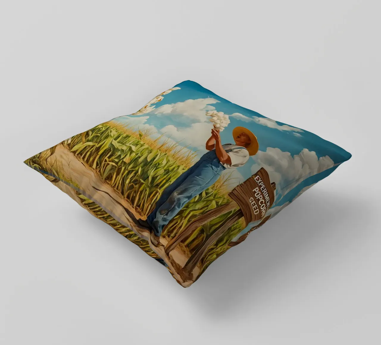 Experimentelle Popcorn-Saat cuscino da M-Ulrich-Digital Art