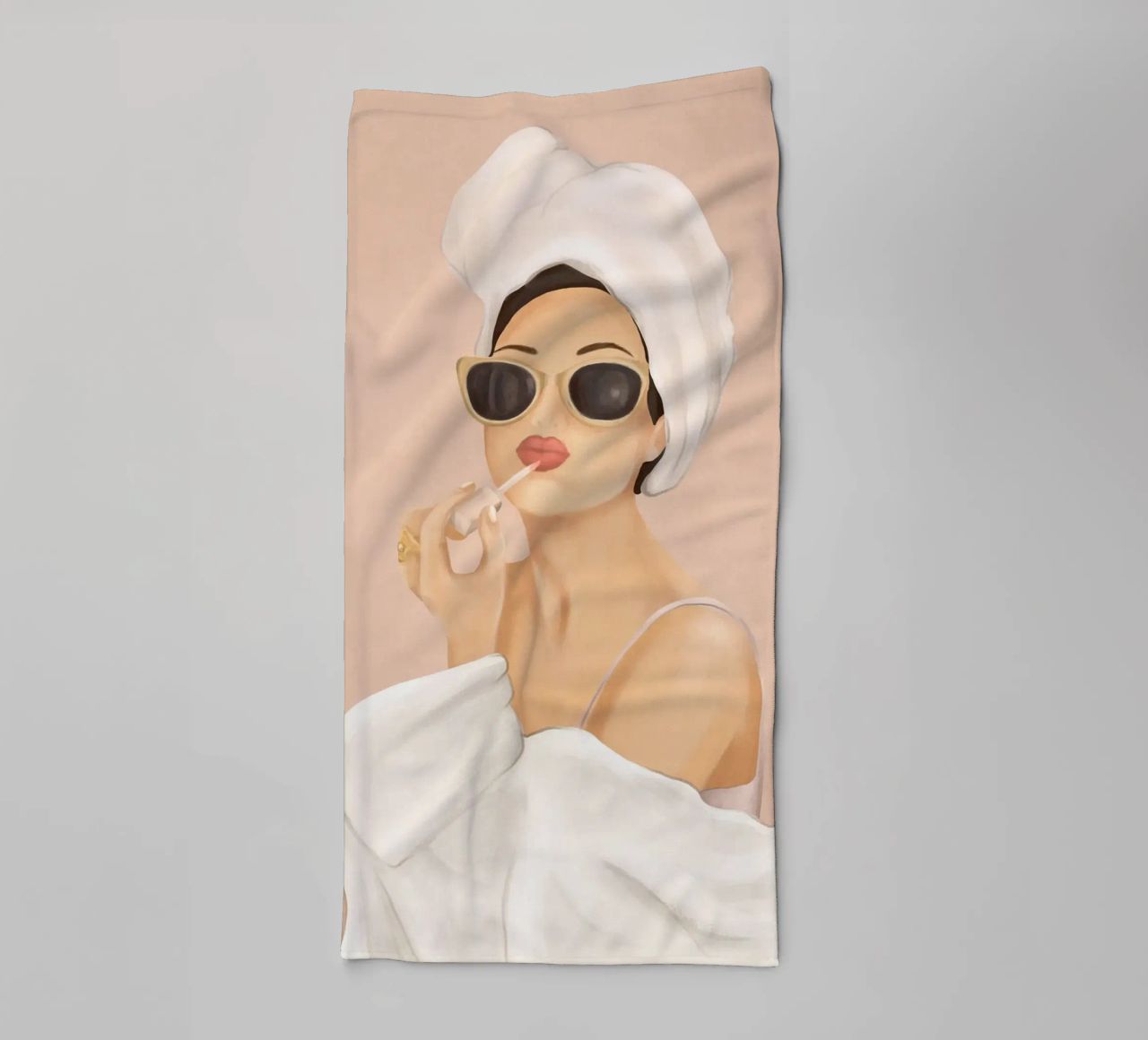 Morning Routine badhanddoek van Flow Line