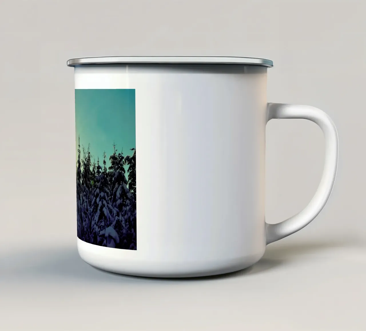 Shine Bright tazza in smalto da Robin Delean