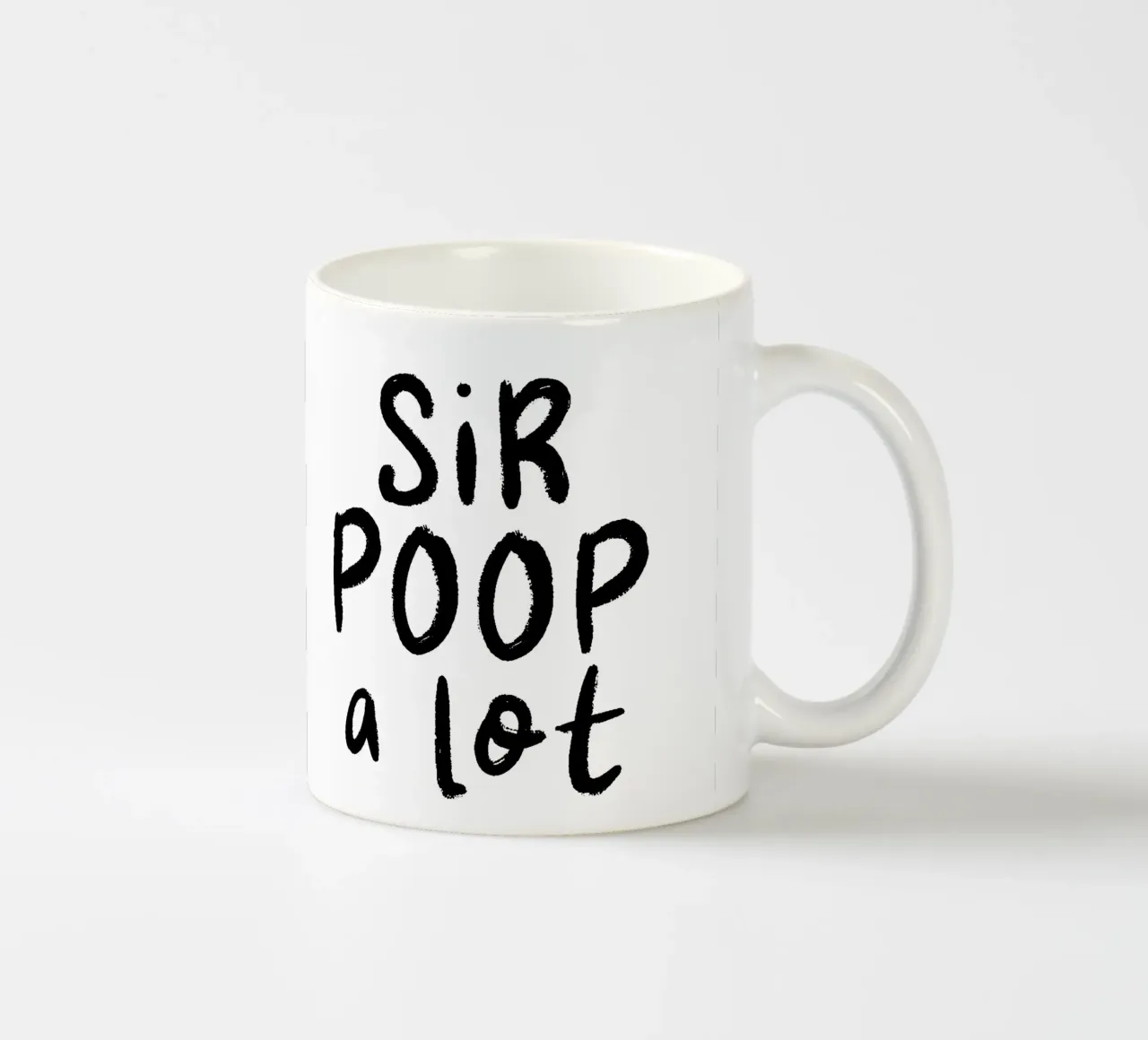 Sir Poop a lot tazza in ceramica da color&shape