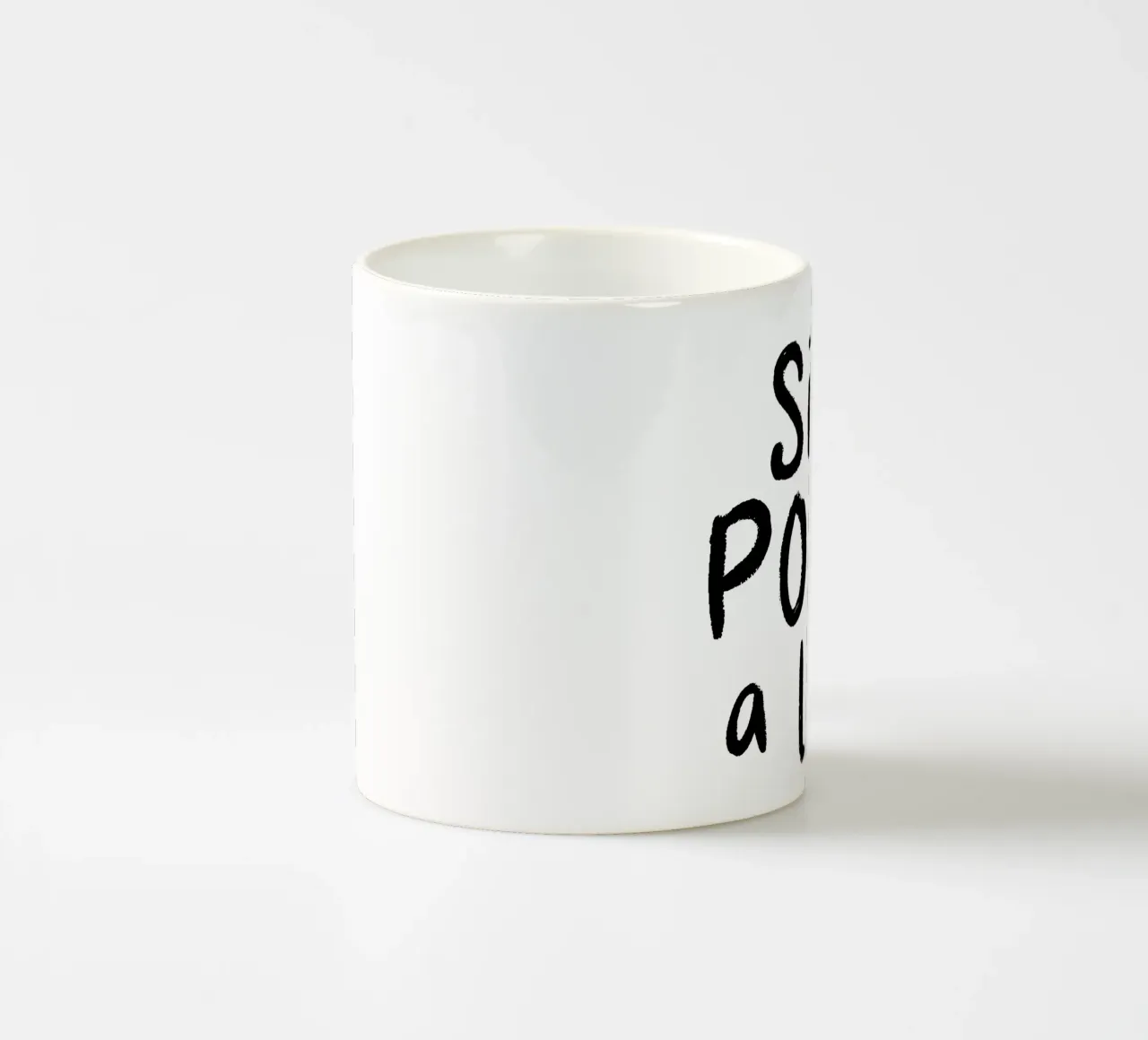 Sir Poop a lot tazza in ceramica da color&shape