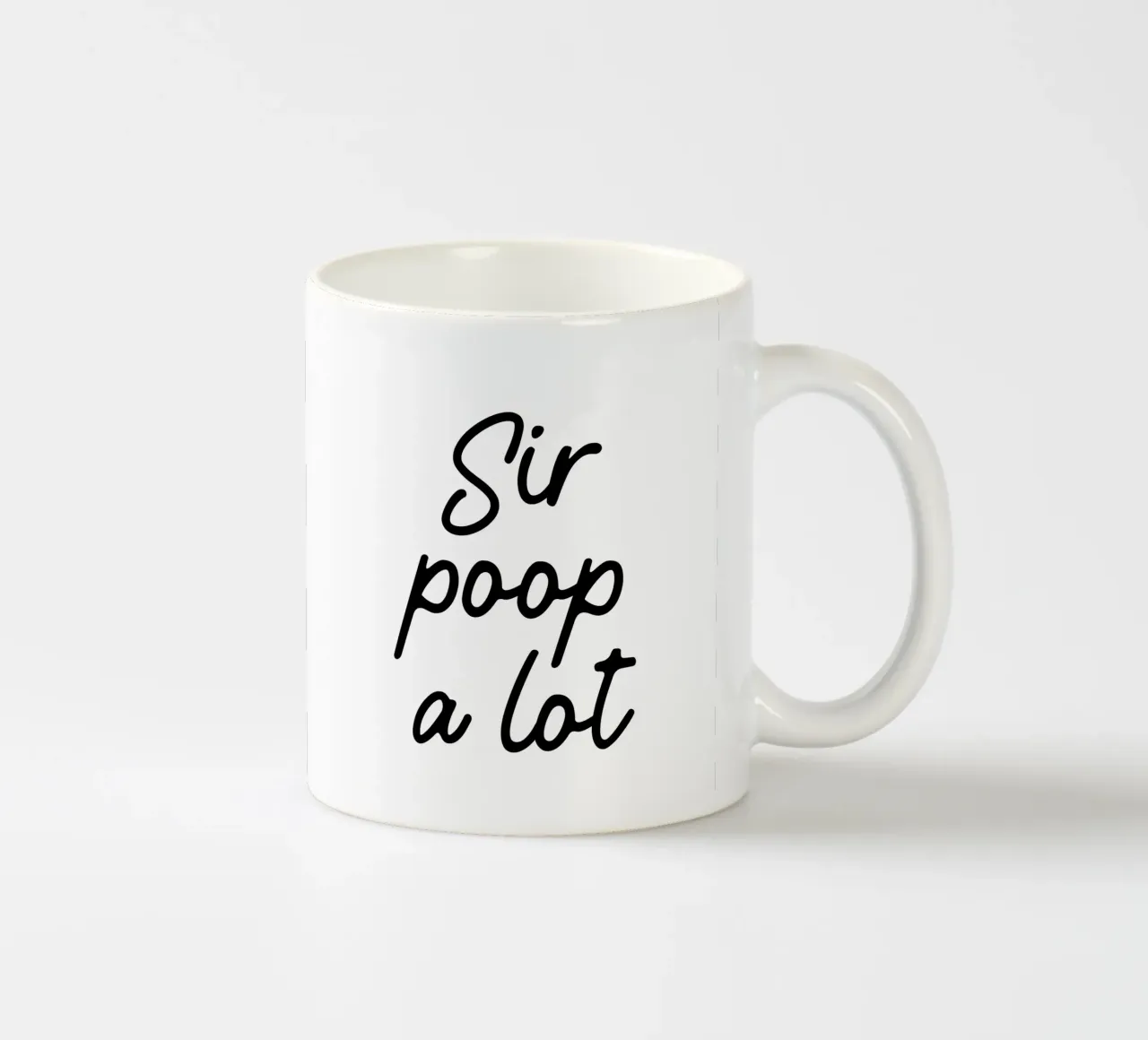 Sir Poop a lot tazza in ceramica da color&shape