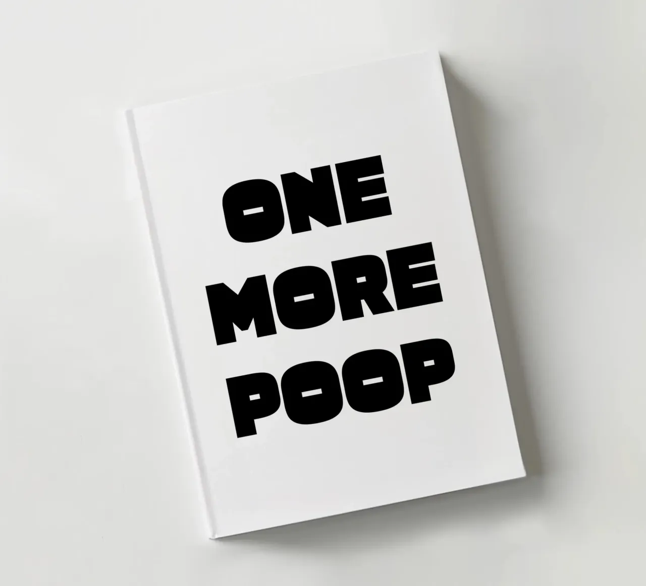 One More Poop notebook by color&shape
