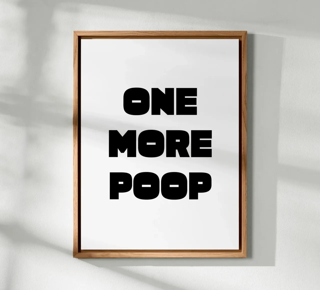 One More Poop alluminio dibond da color&shape