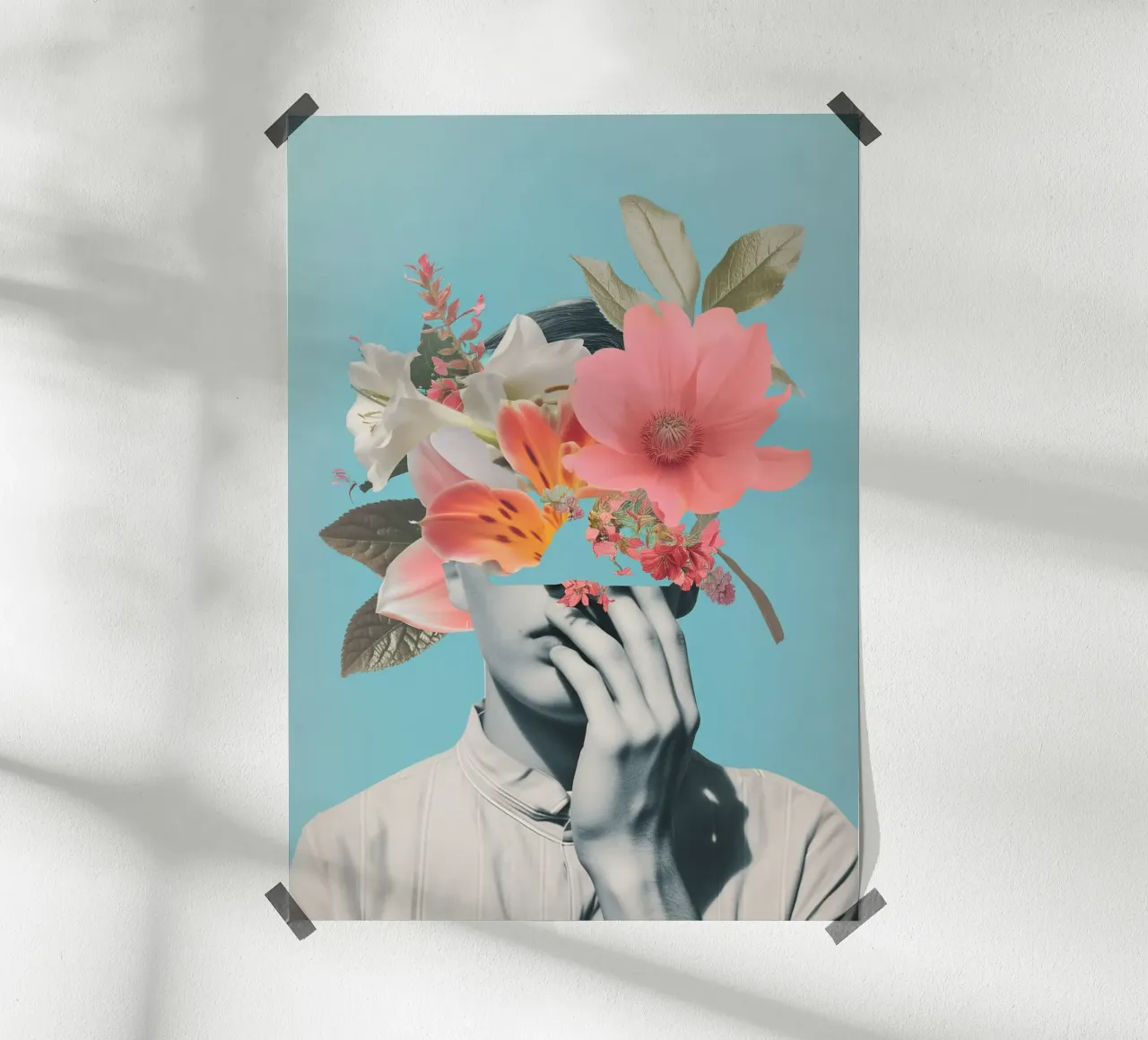 Flowers in my Head Poster von My Tiny Home