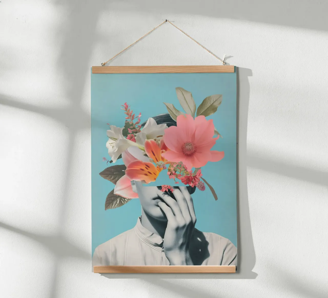 Flowers in my Head Poster von My Tiny Home