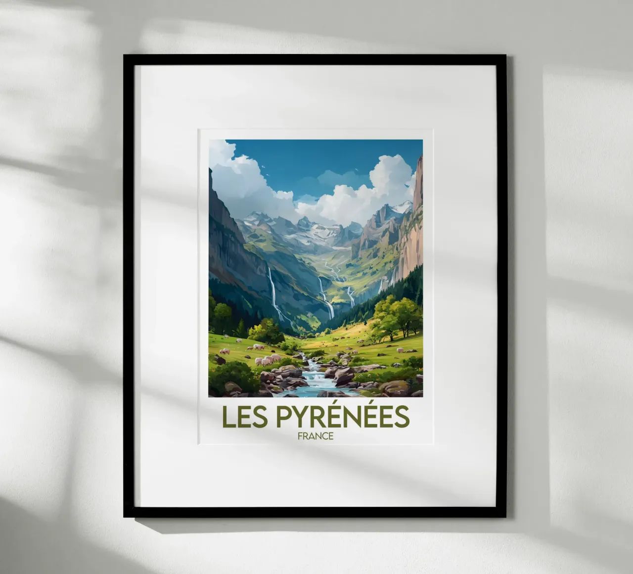 Poster I Pirenei poster da Frame the World