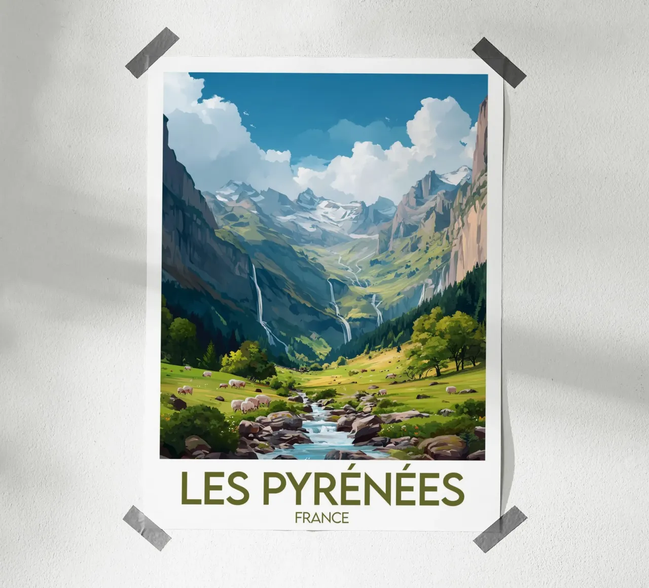 Poster I Pirenei poster da Frame the World