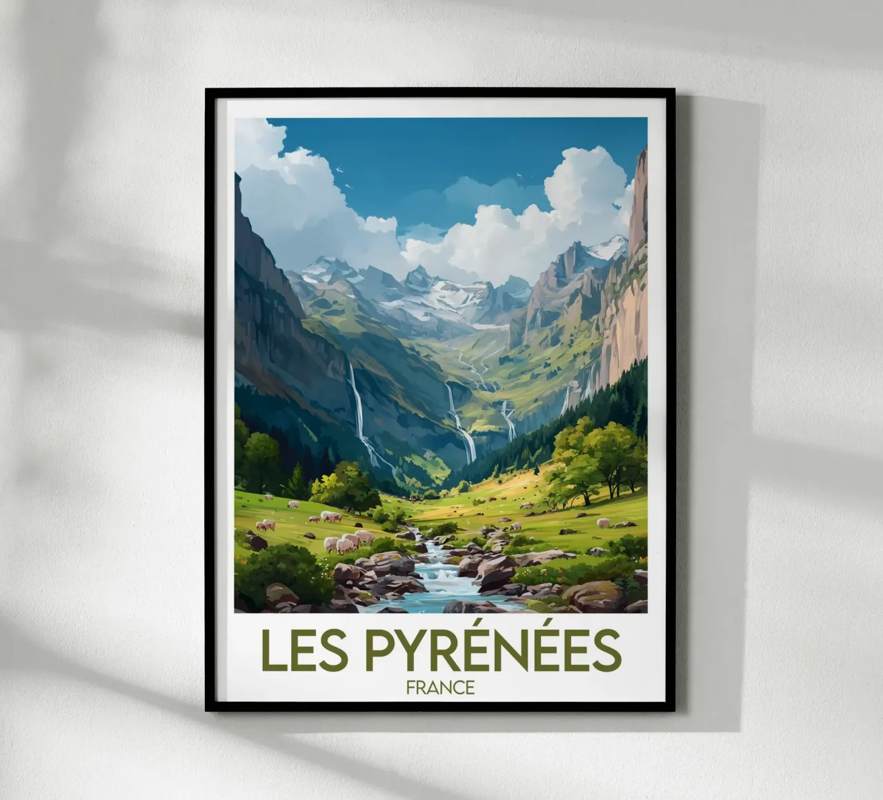 Poster I Pirenei carta hahnemühle da Frame the World