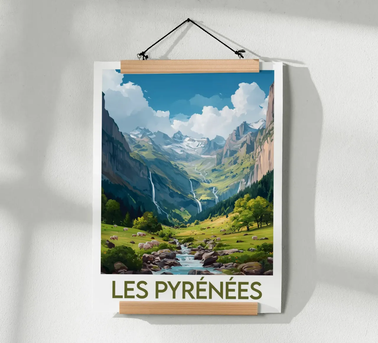 Poster I Pirenei carta hahnemühle da Frame the World
