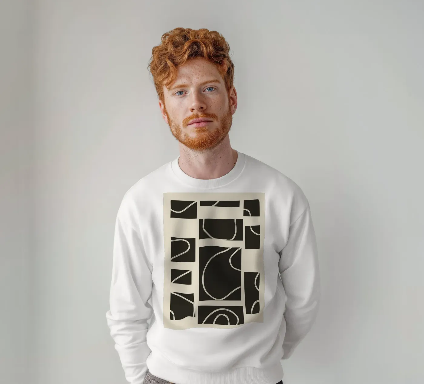 Abstract Pathways felpa da Flow Line