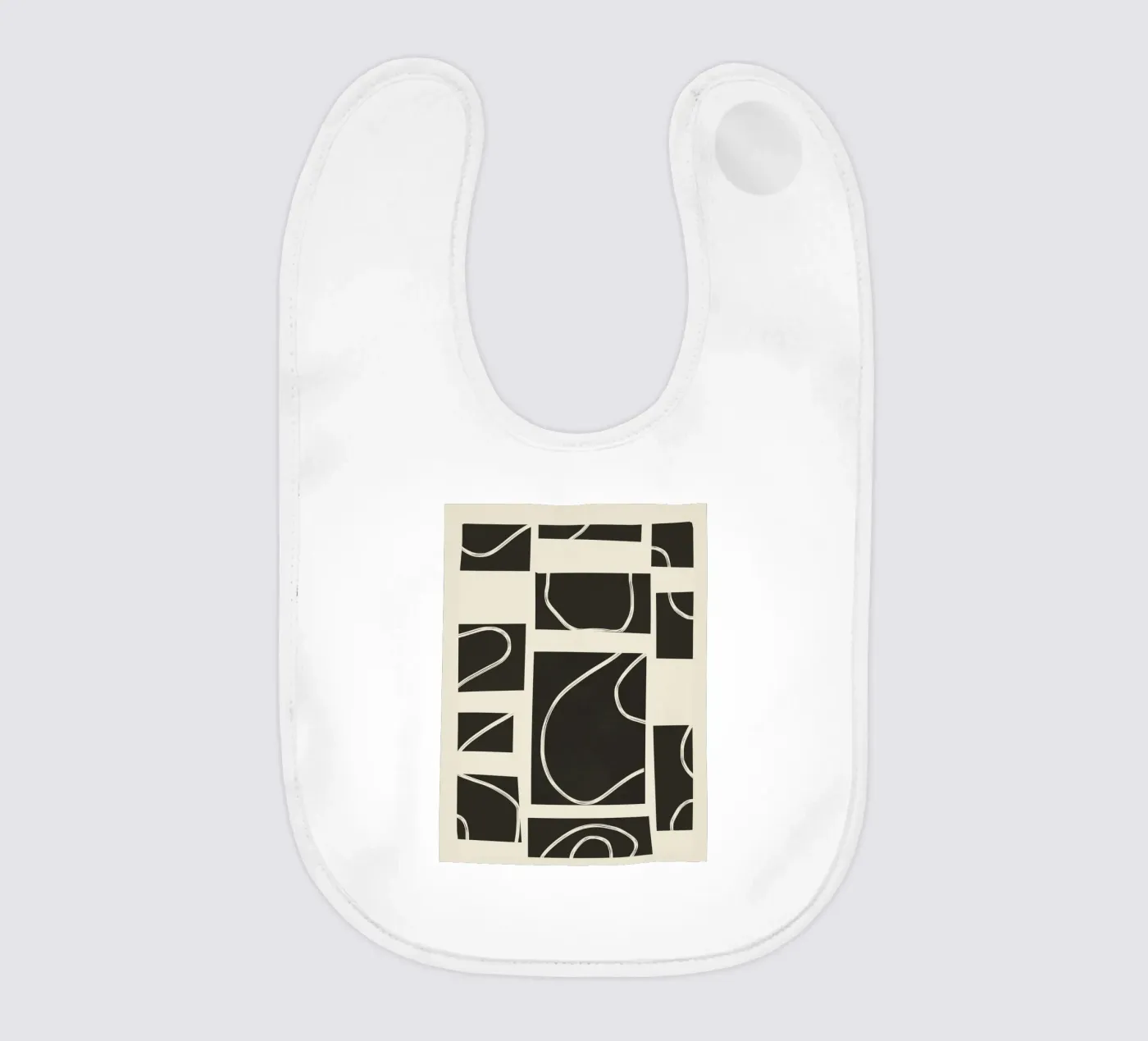 Abstract Pathways baby bib by Flow Line