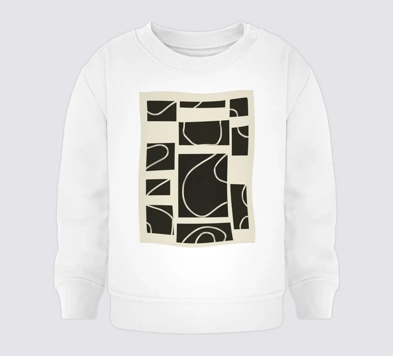 Abstract Pathways Baby Sweatshirt von Flow Line