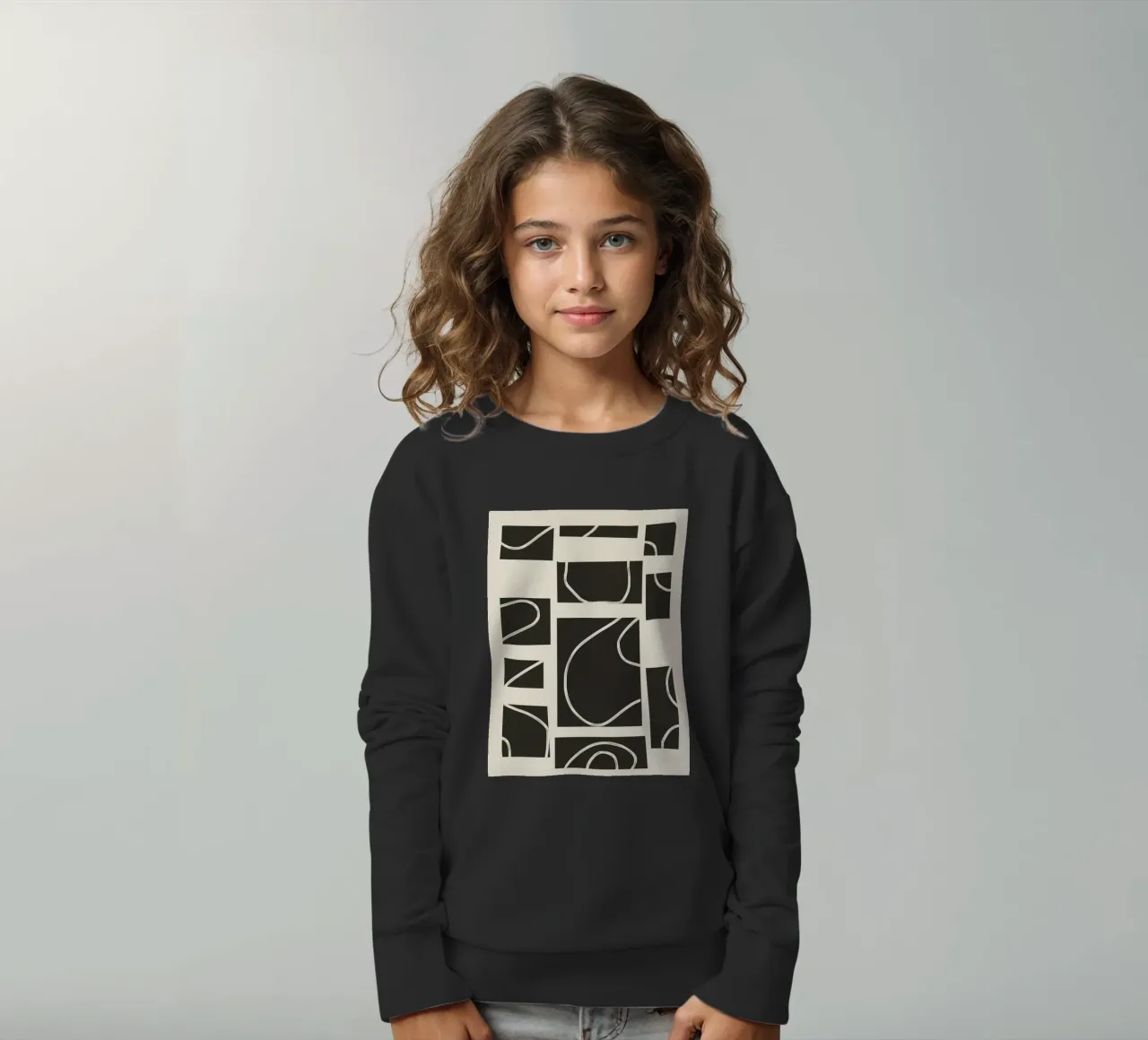 Abstract Pathways felpa bambino da Flow Line