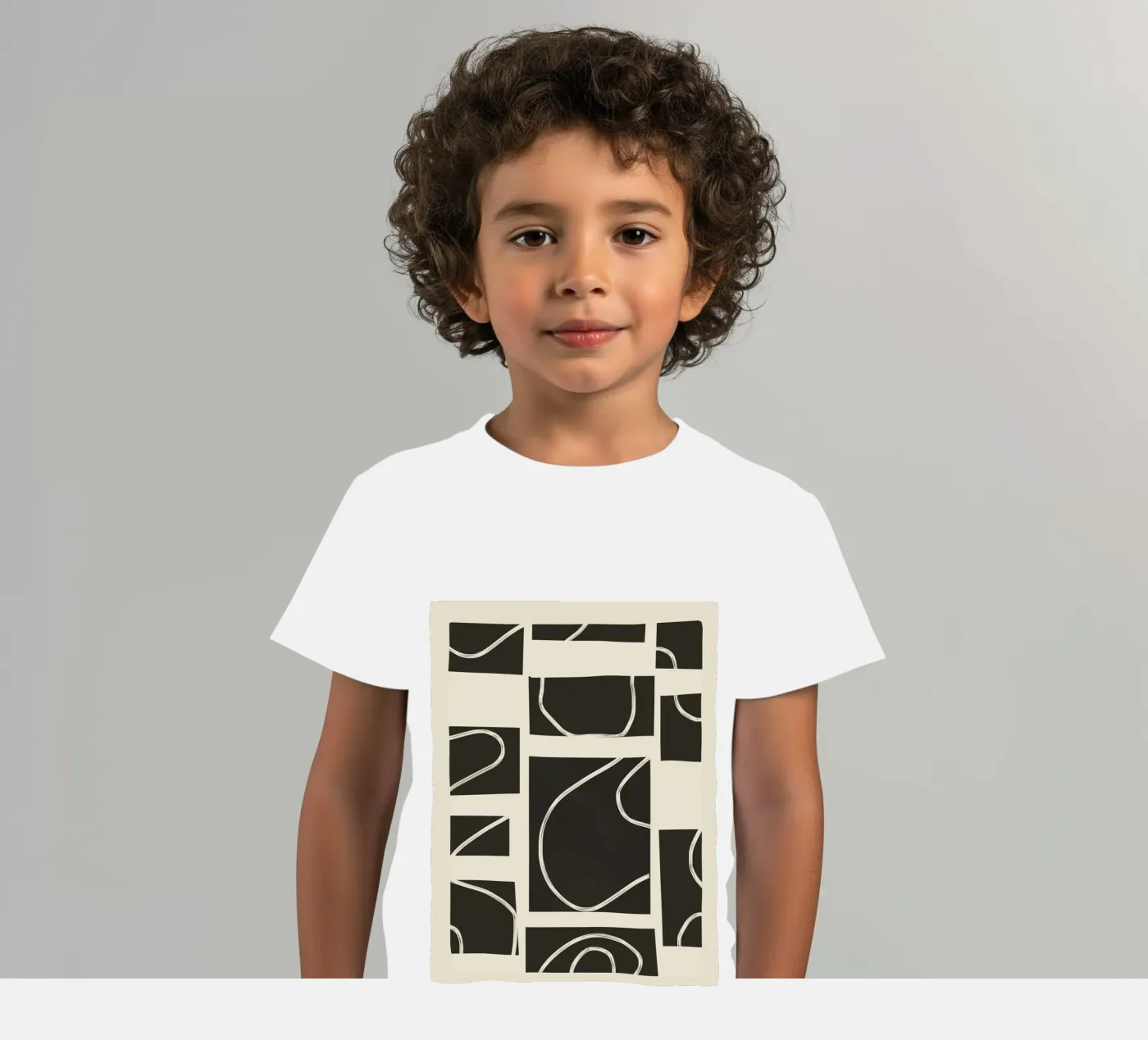 Abstract Pathways kinder t-shirt van Flow Line