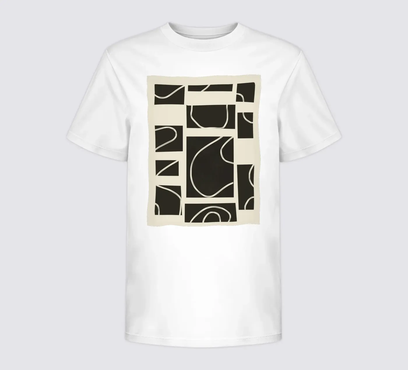 Abstract Pathways kinder t-shirt van Flow Line