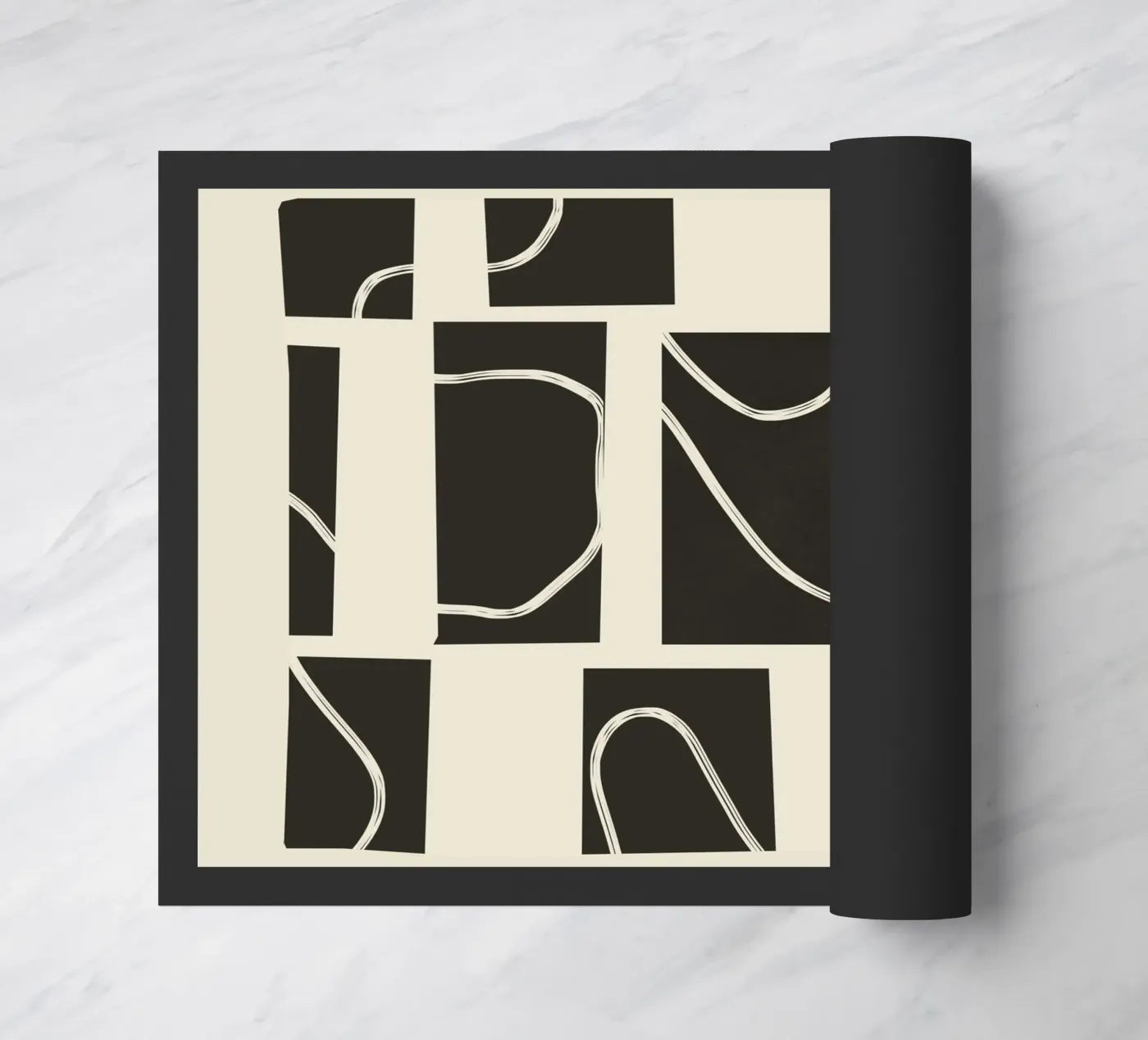 Abstract Pathways doormat by Flow Line