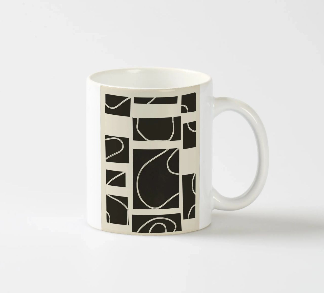 Abstract Pathways tazza in ceramica da Flow Line