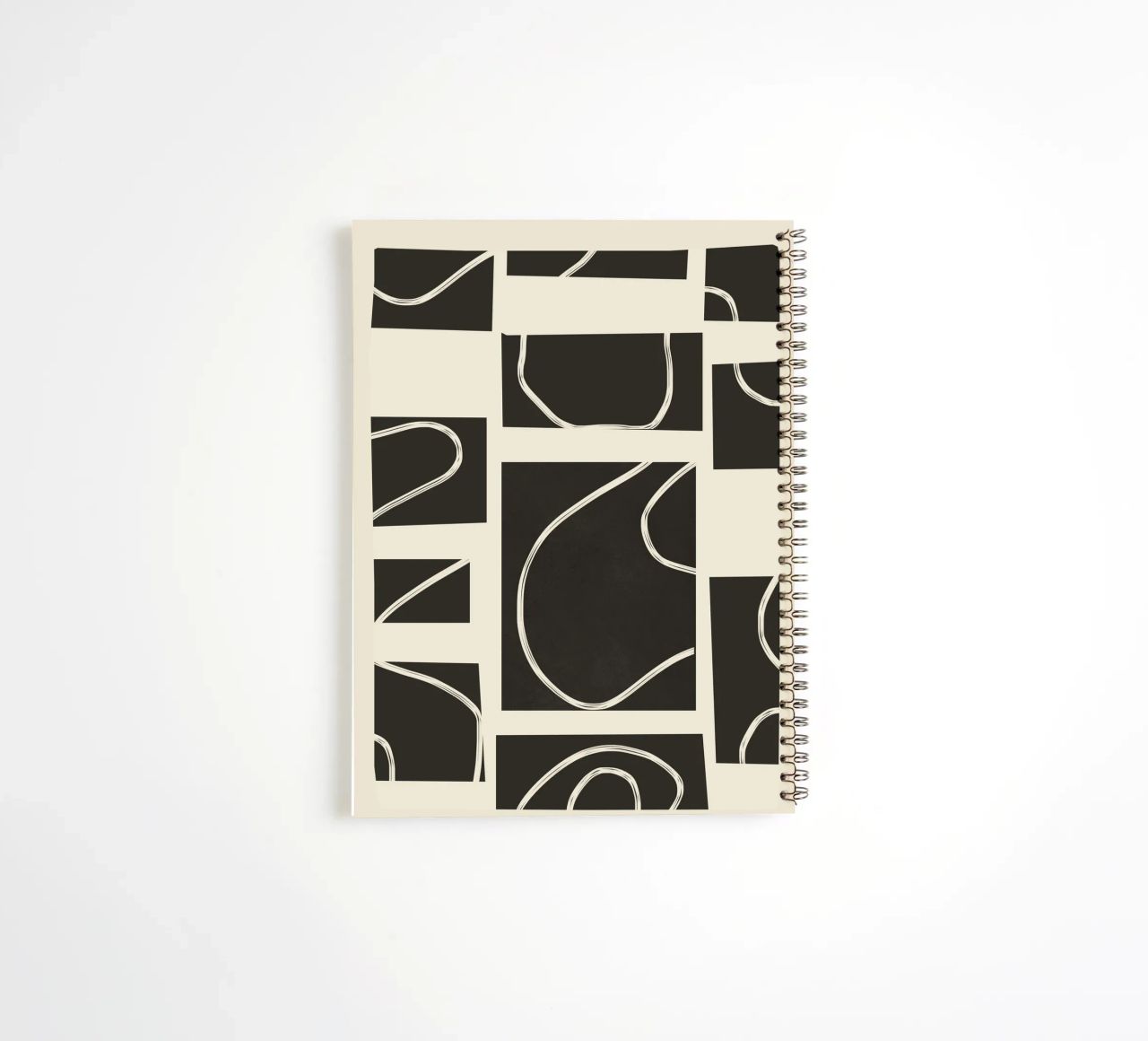 Abstract Pathways spiral notebook by Flow Line
