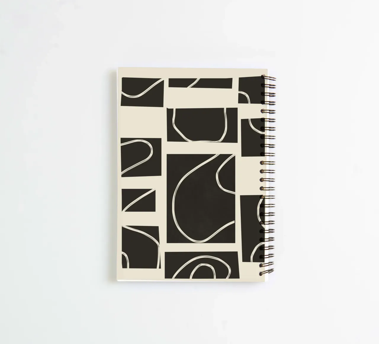 Abstract Pathways spiral notebook by Flow Line