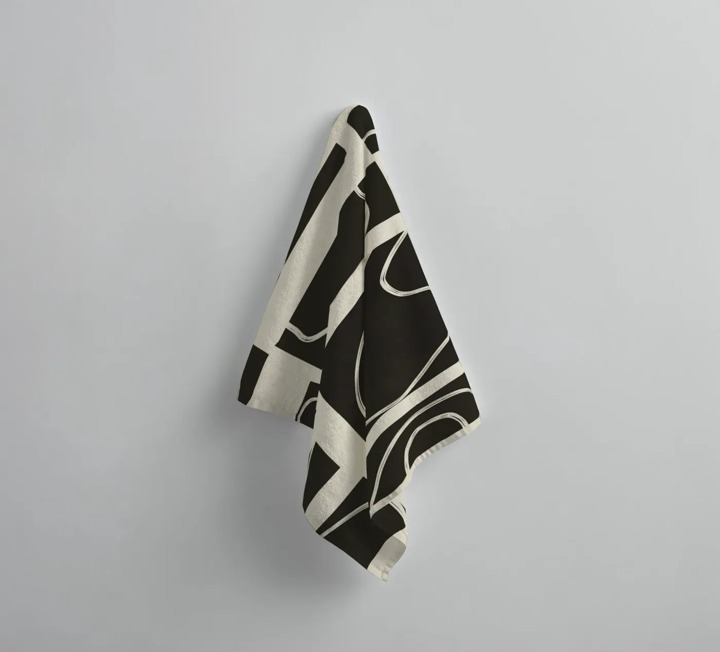 Abstract Pathways badhanddoek van Flow Line