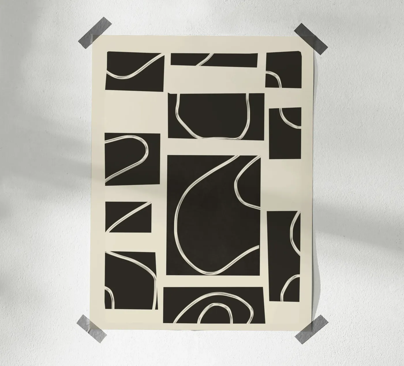 Abstract Pathways Poster von Flow Line